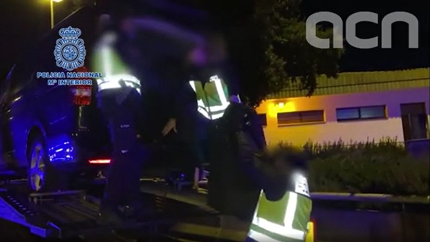 Un instant de l'operatiu