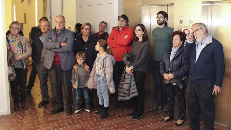 Un instant de la inauguració