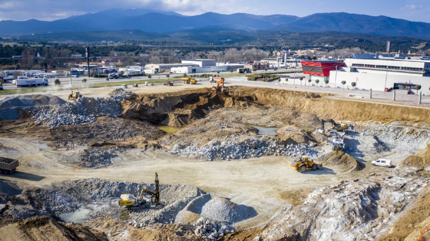 Els treballs encara estan en la fase d'excavació