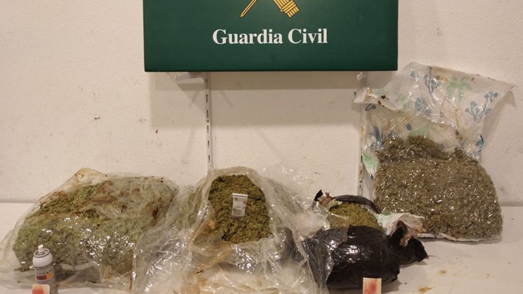 Pla general de la droga interceptada