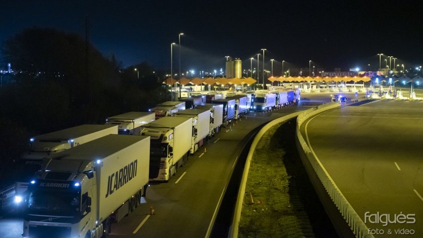 L'AP-7 ha estat bloquejada tot el cap de setmana