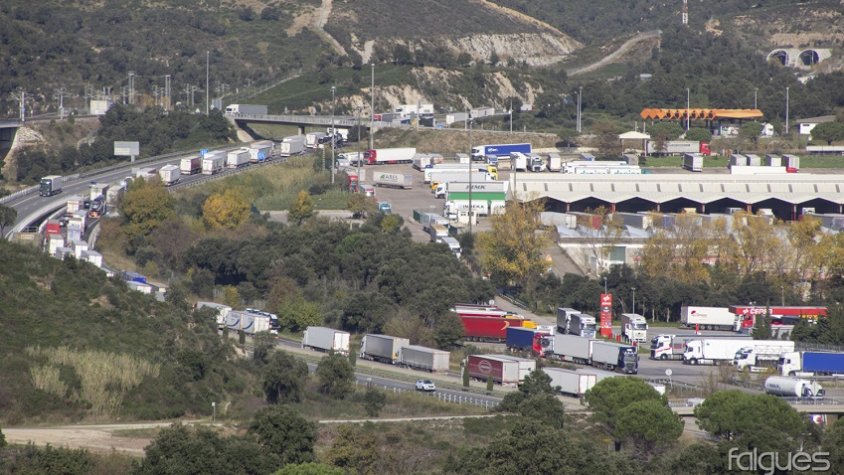 L'AP-7 ha estat tot el dia col·lapsada