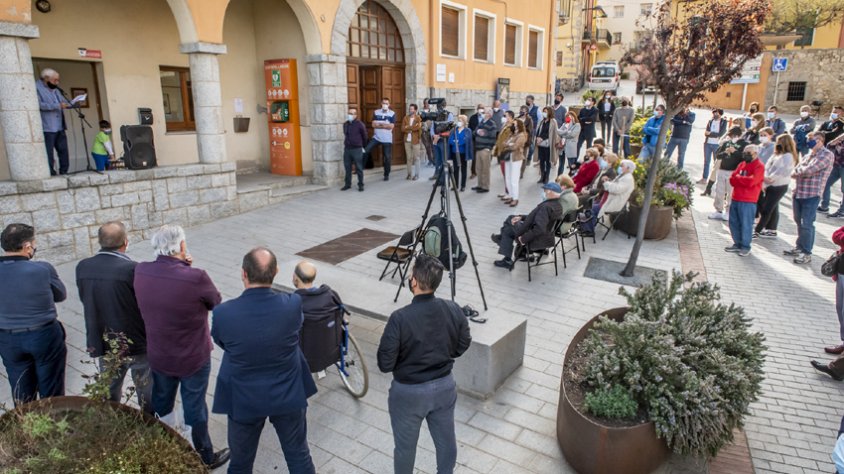L'acte es va fer ahir a la tarda