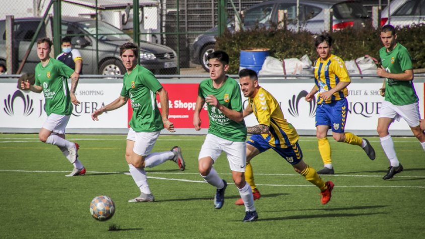 Imatge del partit contra el Palamós