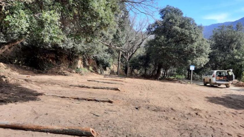 El Paratge Natural de l'Albera habilita un aparcament a Requesens