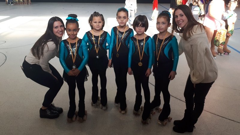 Les patinadores de l'Iniciació E