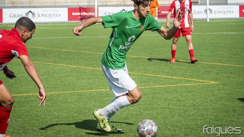 Imatges que va deixar el partit entre la UE La Jonquera i UE Vic