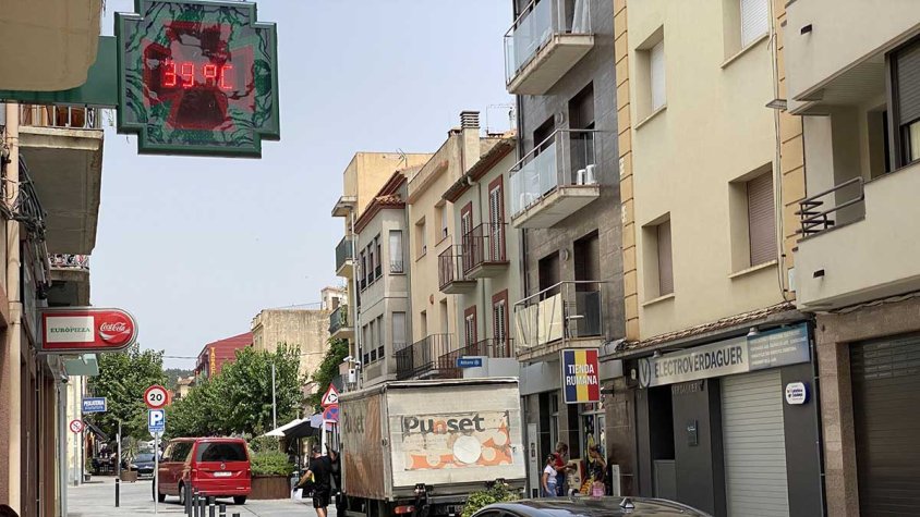 No vol marxar. Alerta per l’onada de calor dels pròxims dies. Imatge d'arxiu.
