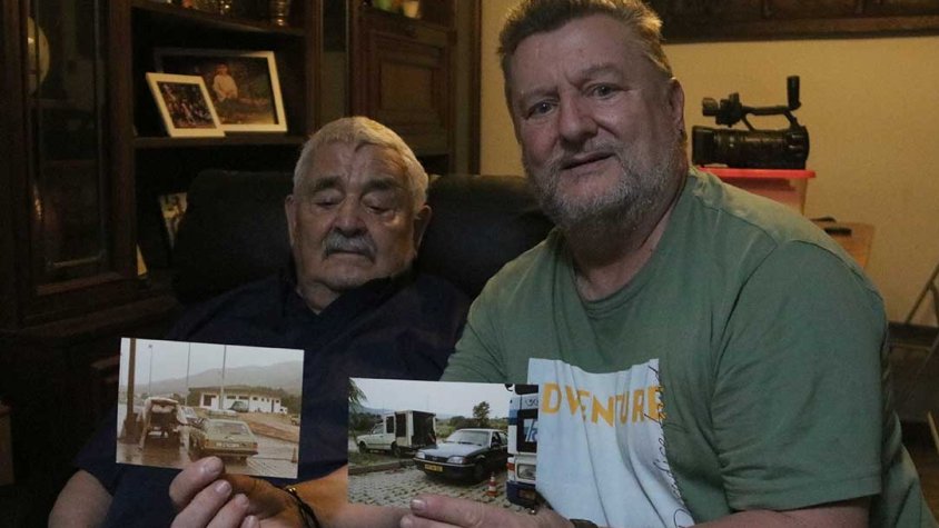 Antonio Aguilera, un dels primers treballadors del peatge a la Jonquera