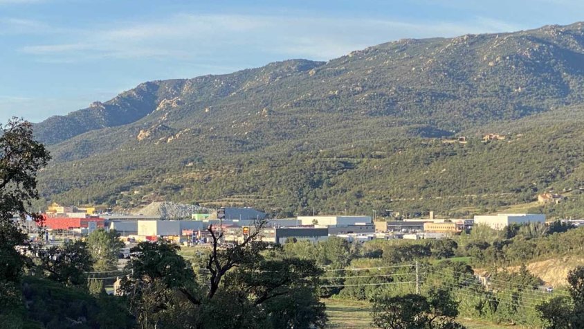 Una imatge del sector sud de la Jonquera corresponent al 22 de setembre passat