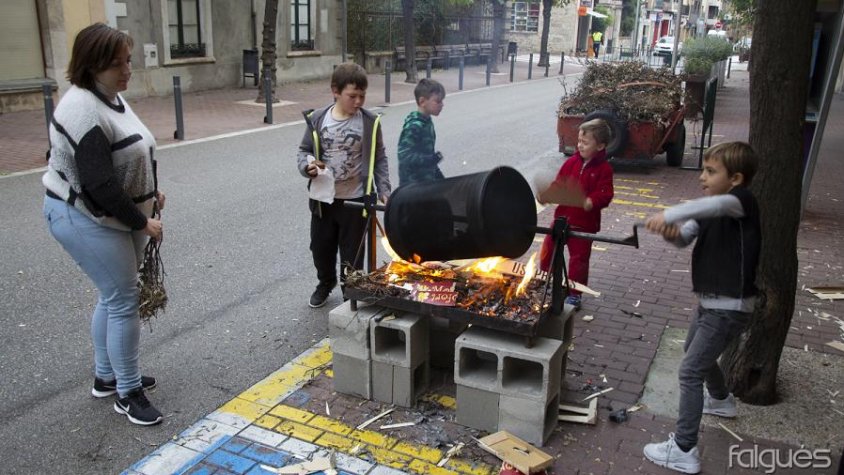 Imatge d'arxiu de la castanyada a la Jonquera