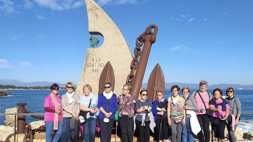 De visita pel Camí de Ronda entre L'Escala i Sant Martí d'Empúries