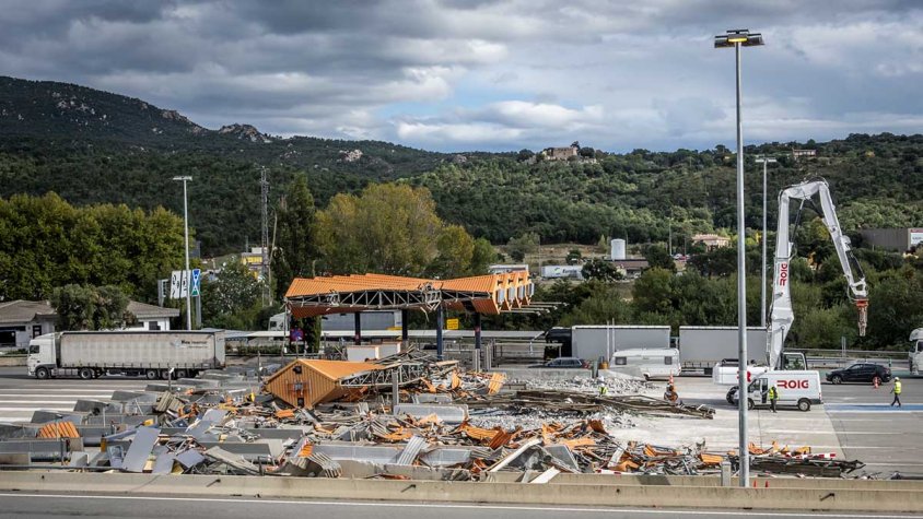 L'Estat preveu finalitzar el desmantellament de l'antic peatge de la Jonquera abans de l'estiu