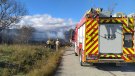 Controlat un petit incendi a la carretera d'accés a la Porta Catalana