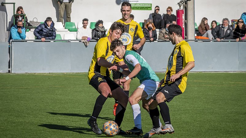 Una de les imatges del partit