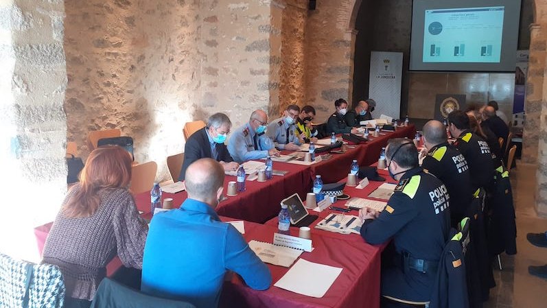 La trobada es va fer als Porxos de Can Laporta