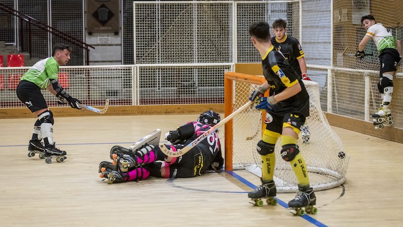 Un dels gols dels jonquerencs