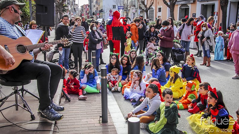 L'espectacle infantil es va fer al carrer Major