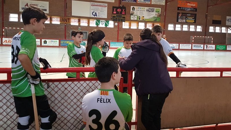 El benjamí B es va desfer del HC Ripoll a domicili
