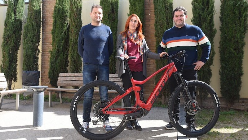 Picornell, Martínez i Corominas, durant la presentació