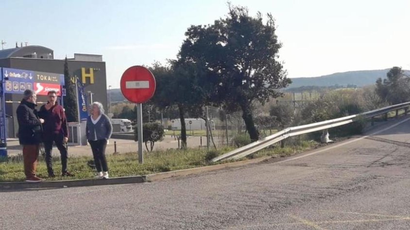 Jordi Martí, Jaume Ricart i Anna Pérez, a la zona afectada