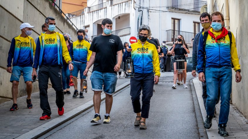 La flama del Canigó tornarà a arribar de la mà del CEJ (imatge d'arxiu)