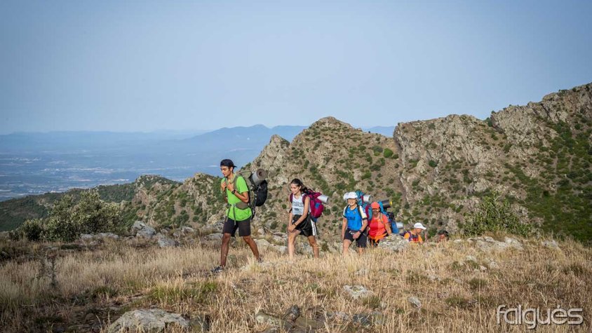 Una de les moltes imatges que ha deixat la travessa Jonquera-Portbou
