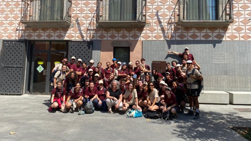 La comitiva va descobrir la ruta dels búnquers