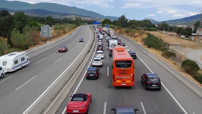 El trànsit va ser d'allò més intens durant tot el dia