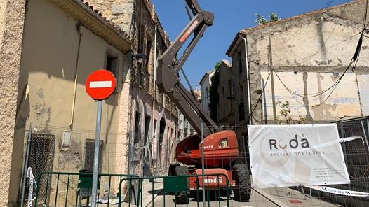 Està previst que els treballs s'allarguin unes tres setmanes (cliqueu per ampliar)