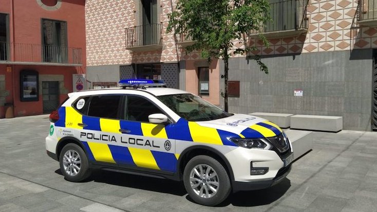 Imatge d'arxiu d'un vehicle policial