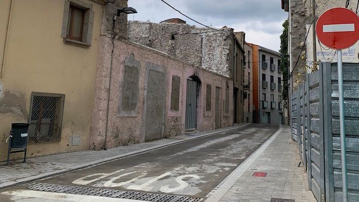 Aquesta és la nova imatge que ofereix el vial, que també s'ha netejat