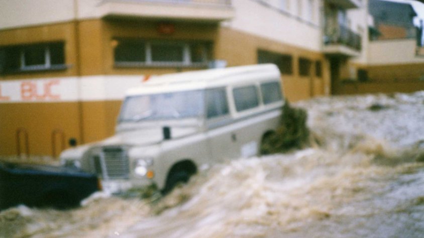 Avui, la Jonquera als vídeos de TV3 per l'aiguat de fa 36 anys