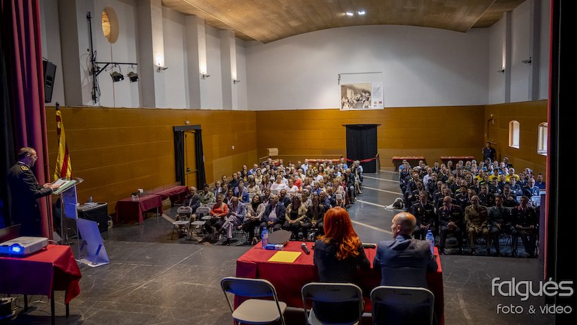 L'acte es va fer a la sala de la Societat