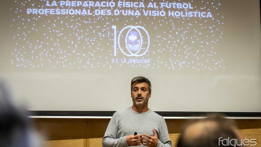 Lluís Sala, en un moment de la conferència