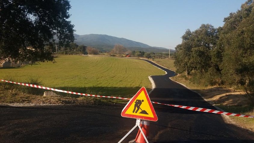 A l'Estrada ja han començat les tasques d'asfaltatge