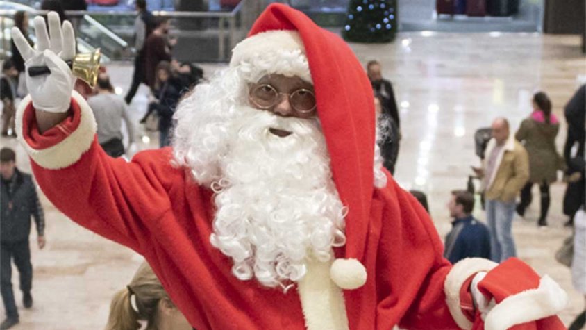El Pare Noel es passejarà pel centre comercial durant tot el mes
