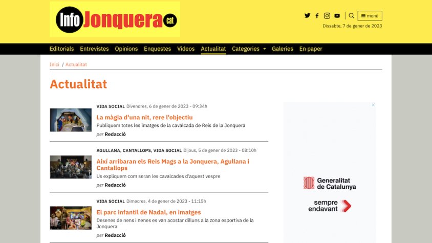 El nostre portal continua creixent