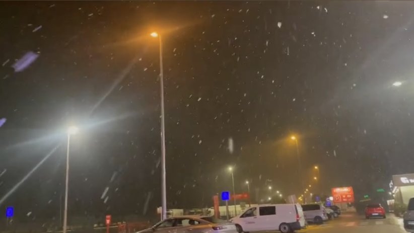 Imatge d'ahir a la nit a la Jonquera