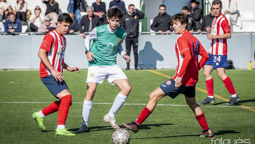 L'equip va lluitar durant els 90 minuts