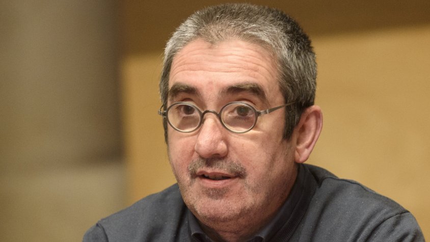 Miquel Aguirre, en el seu primer acte com a director del museu jonquerenc