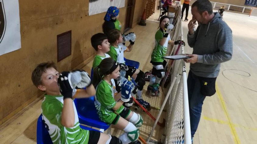 El prebenjamí es va desfer del CH Girona a la lliga preferent