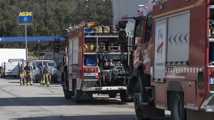 La incidència ha obligat a tallar els accessos a la zona