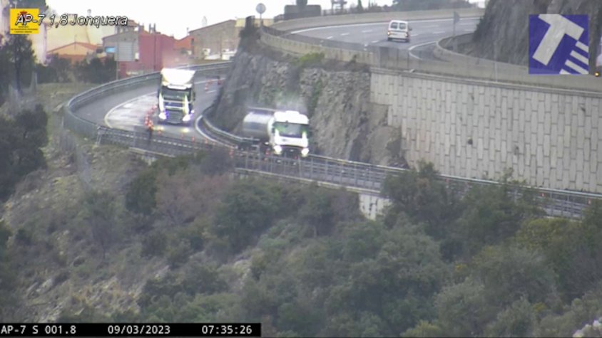 A hores d'ara es manté un carril tallat