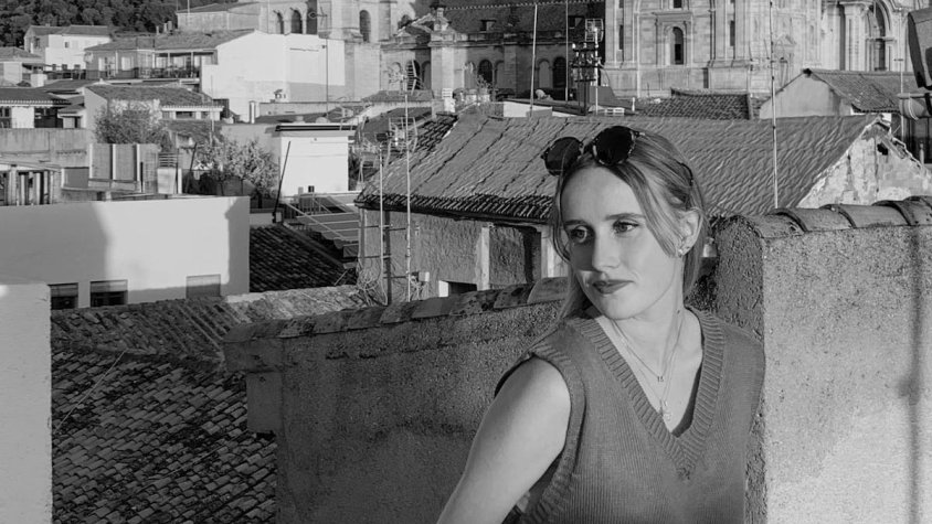 La Maria a Granada, on fa 5 anys que viu (cliqueu per ampliar)