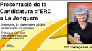 ERC presenta demà la seva candidatura