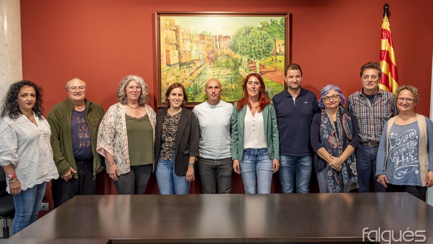 Foto de família de l'última sessió ordinària del mandat