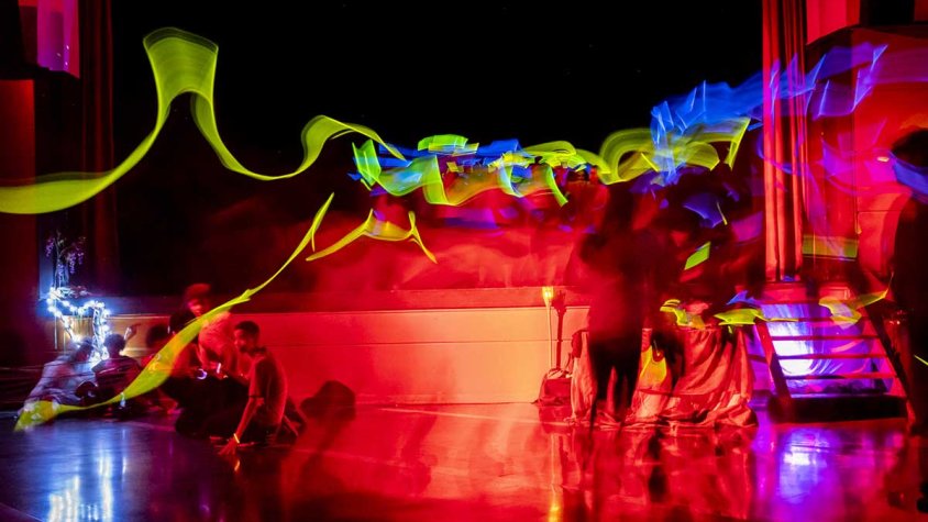 L'espectacle va ser d'allò més visual