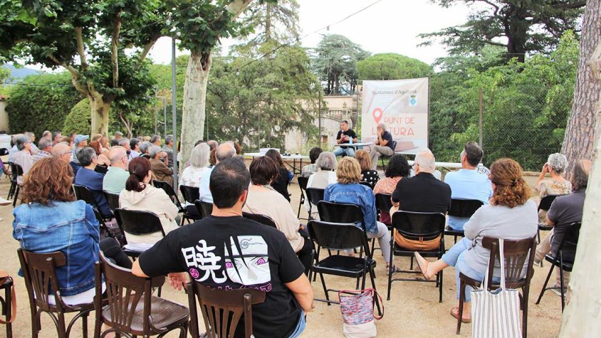 Martí Gironell torna a obrir el Punt de Lectura a Agullana.