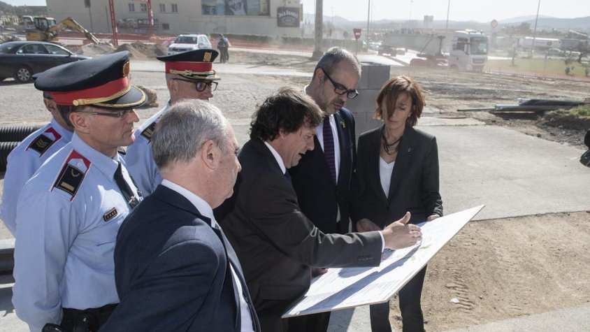 A mitjans de febrer el conseller Buch va visitar la zona de la Campa